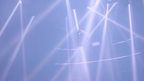 disco ball in a nightclub in a black background