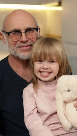 grandfather and granddaughter