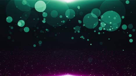 particles green pink event game trailer titles cinematic concert stage background loop