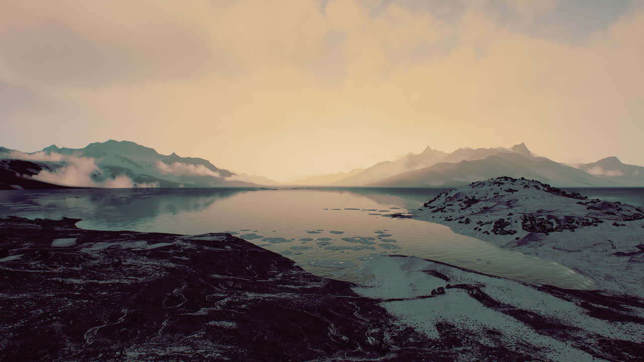 maravillosos paisajes en el mar de noruega