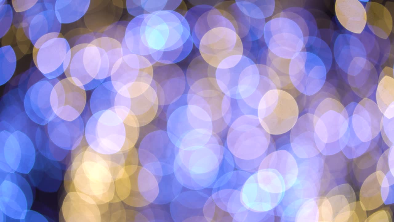 fondo claro de bokeh azul y amarillo