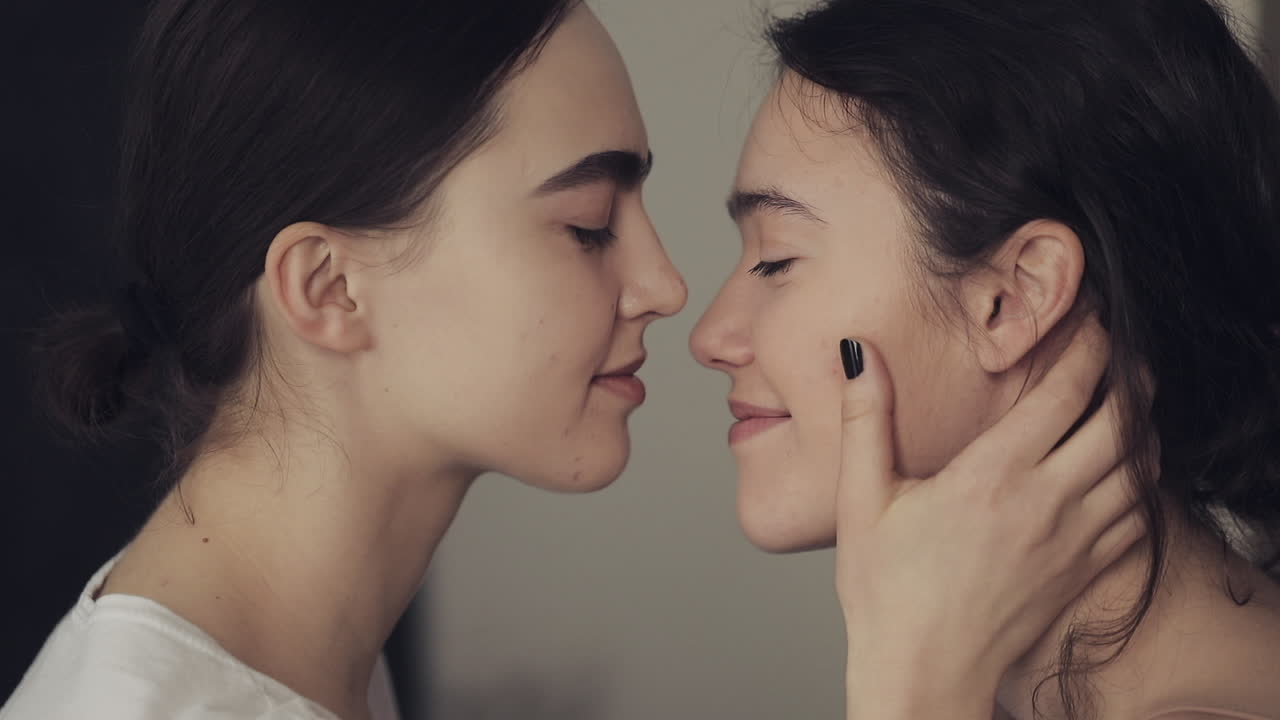 retrato en primer plano de dos mujeres