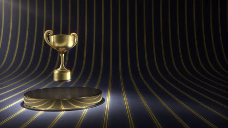 champion trophy loop background luxury