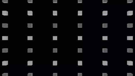 animation of squares moving on black background