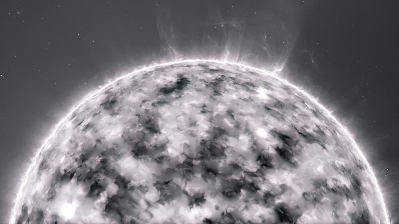 un primer plano de una enana blanca en la inmensidad del universo