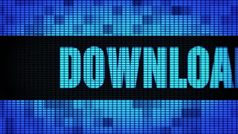 download on led display