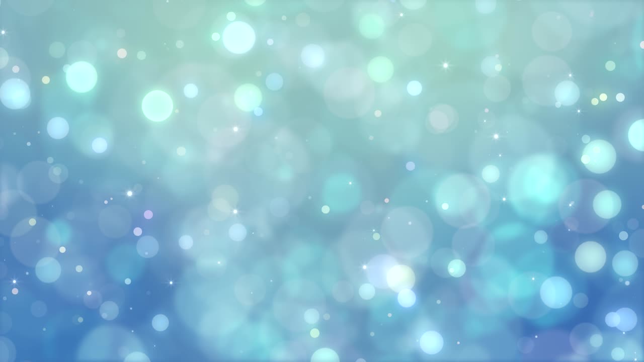 Glittering blue abstract particle 4K quality loop background material.