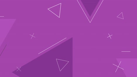 negocios abstractos puntos geométricos y líneas animadas.