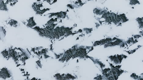 aerial view from a drone capturing the winter stillness of lake michigan