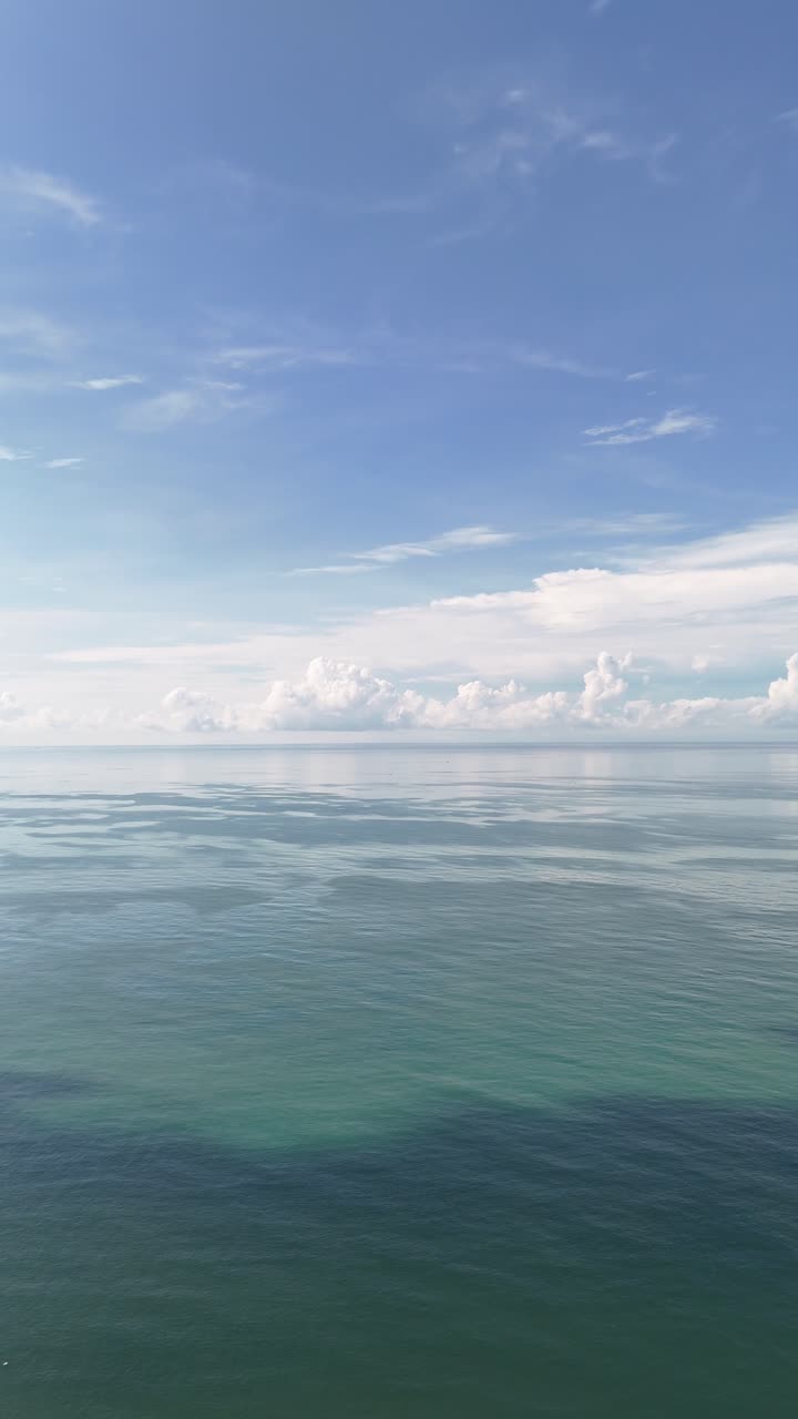 Aerial View of the sea in La Gi