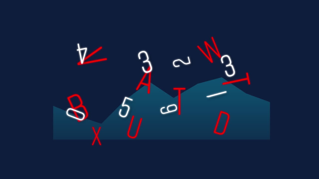 Animation of financial data processing