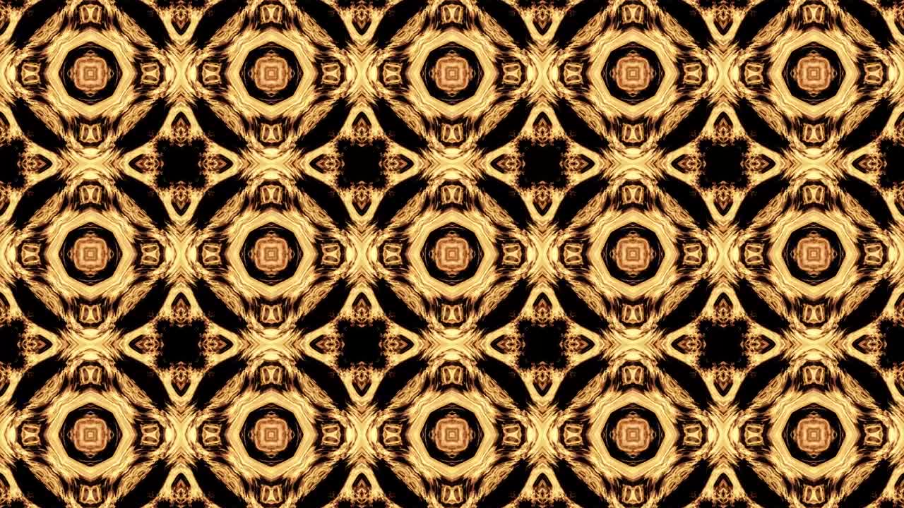 Kaleidoscope burn effect animation.