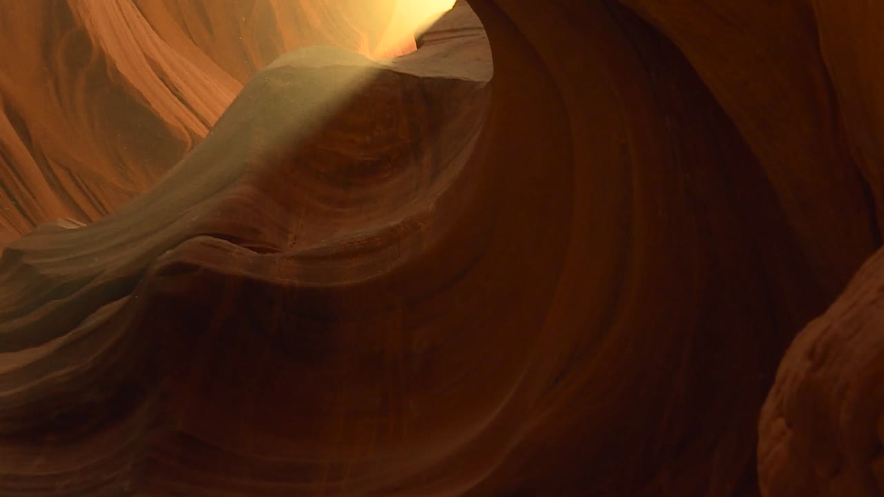 cañón del antílope cinematográfico. atracción turística. destino de viaje
