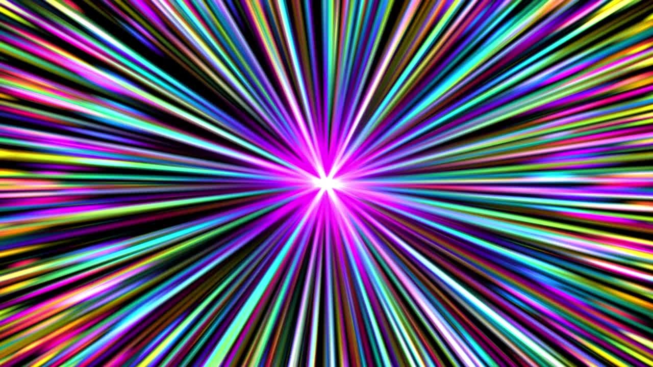 Ray beam light sun graphic loop vj