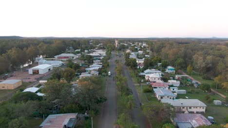 Aerial-Flyover-Approaching-A-Water-Tower-In-Theodore