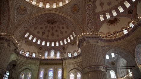 sultanahmet mosque interior in istanbul turkey