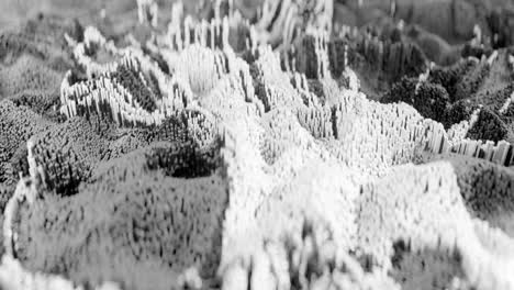 la forma de onda topográfica abstracta de 4k.