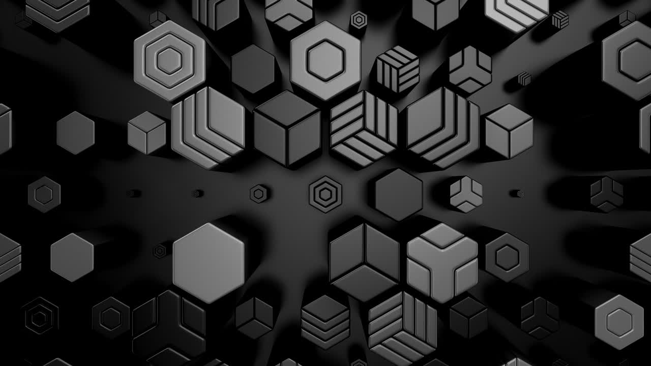 fondo de hexágonos animados