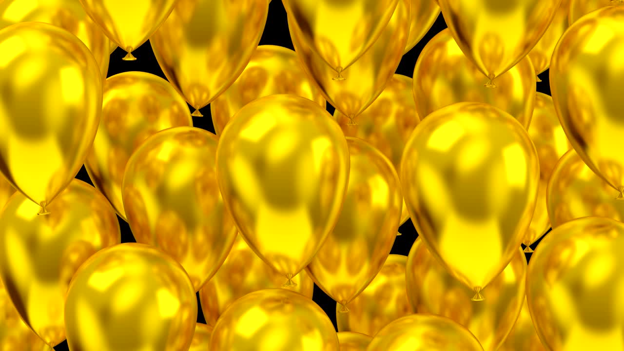 los globos que vuelan hacia arriba