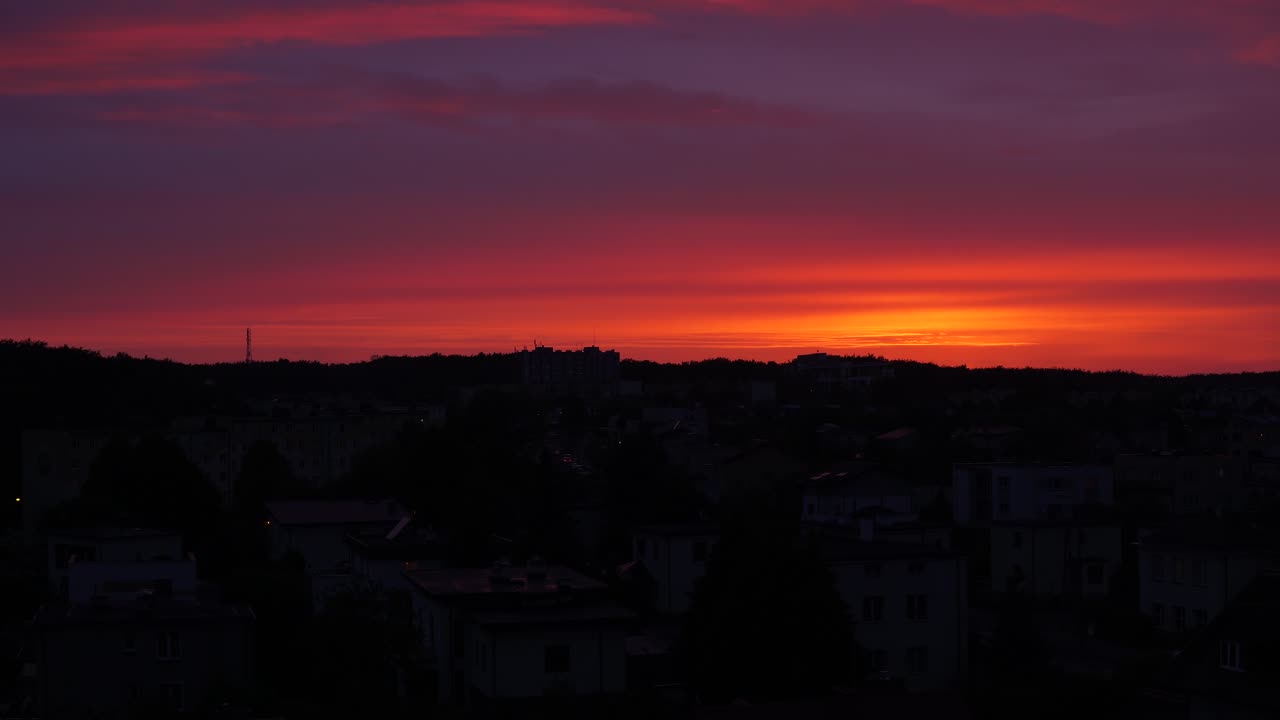 Le coucher du soleil