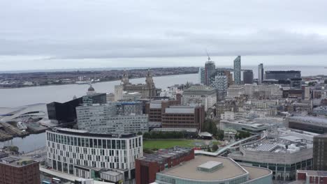 Drone-Shot-Approaching-Royal-Albert-Dock-01