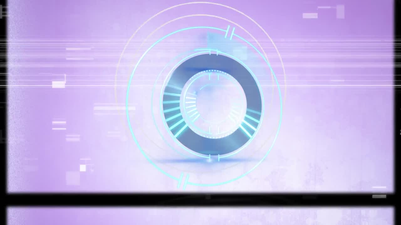 animación del alcance en la pantalla con fallo