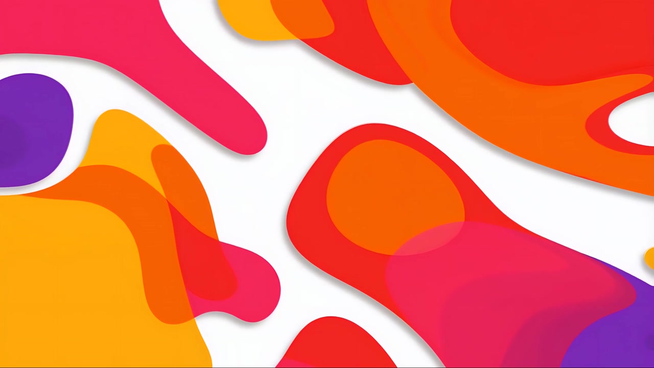 Sfondo Animato Astratto e Colorato 4K