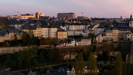 Drone-shot-of-Chemin-de-la-Cornice-at-sunrise