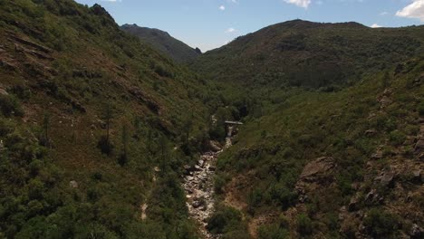 river trail in the mountains