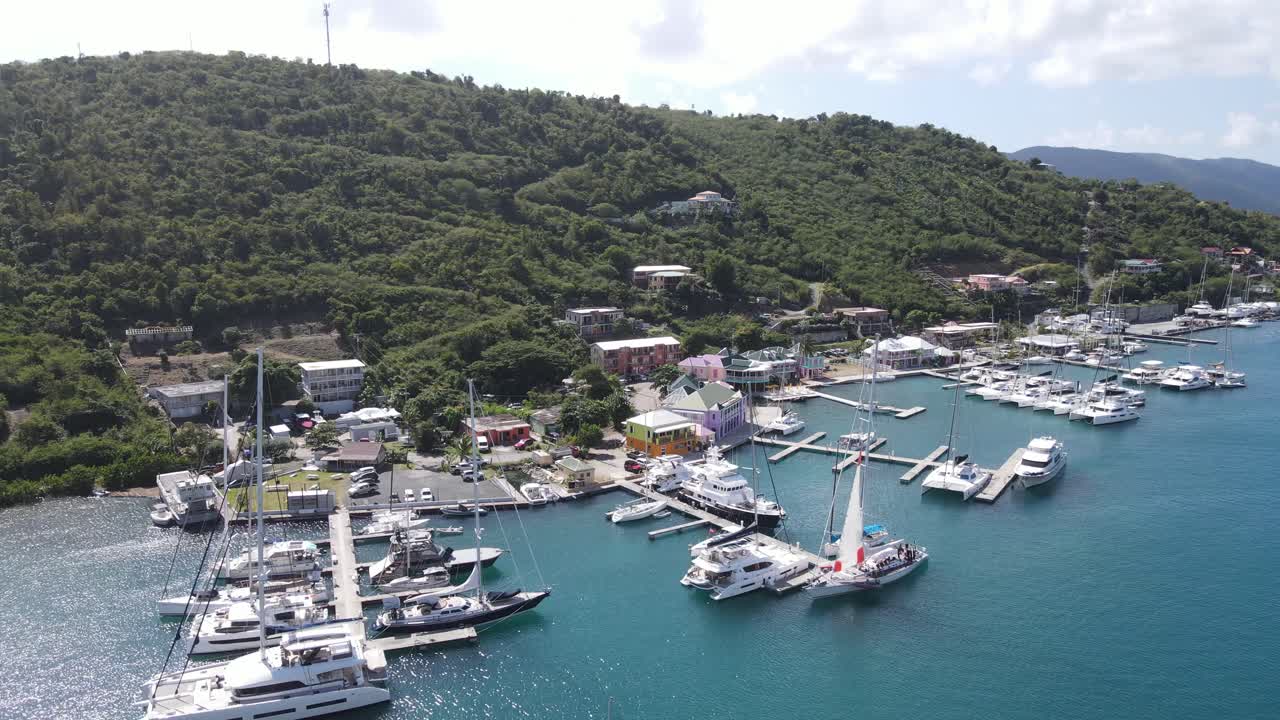 Soper's Hole Marina in the British Virgin Islands