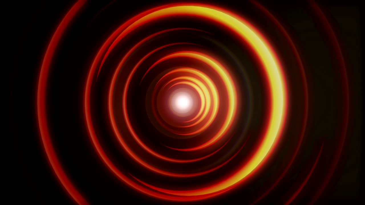 el túnel brillante de la luz. el túnel de animación abstracta.