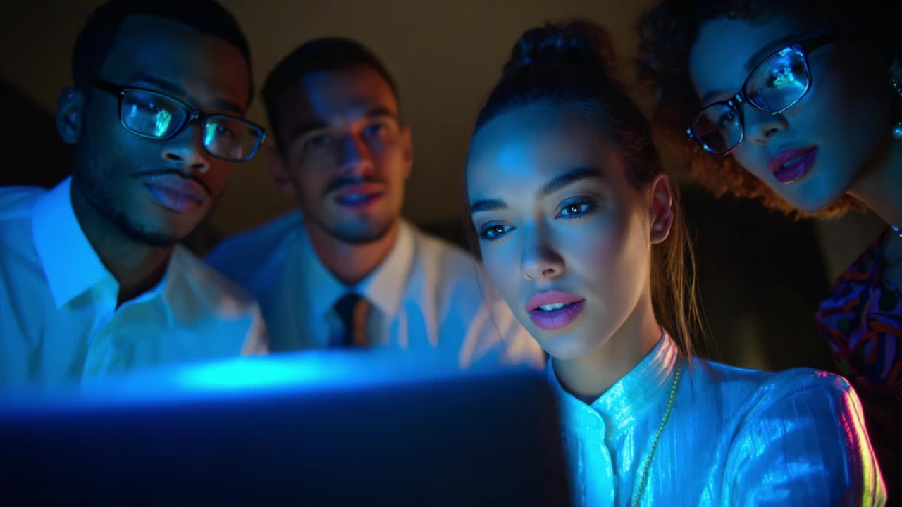 Team Collaborating on a Project