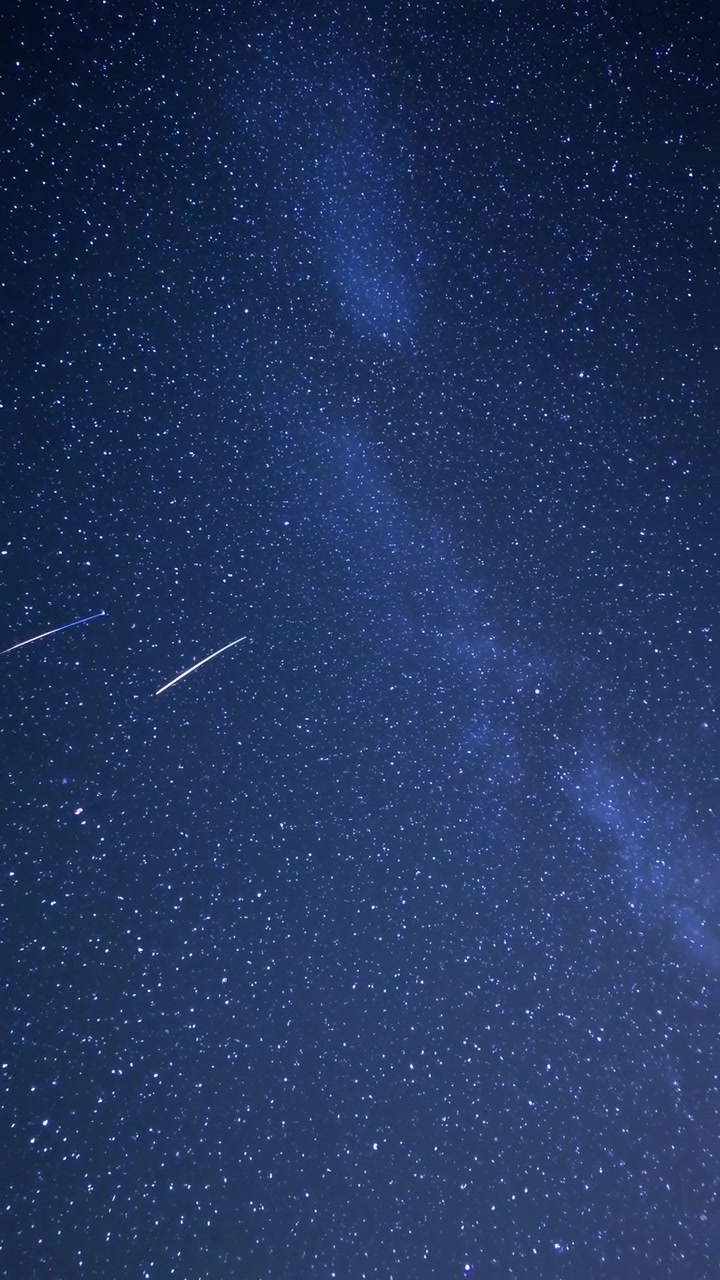 Shooting Stars Streaking Across the Night Sky