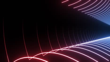 fondo abstracto del túnel de neón