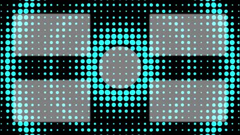 dot circular wave motion end card ending screen motion graphics
