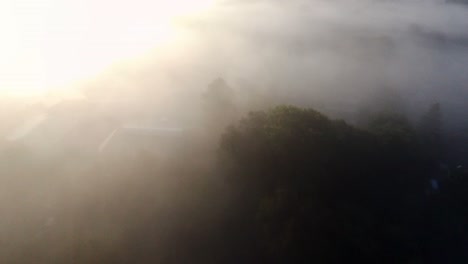 Fliegen-Durch-Den-Nebel-über-Den-Wolken