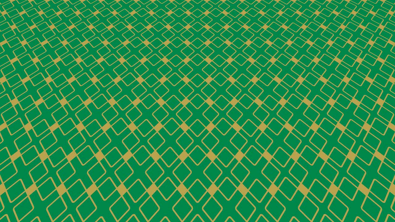 위로 기울어지고 움직이는 기하학적 형상을 가진 그래픽 비디오 패턴.