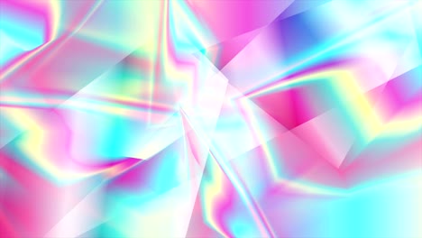 holographic glass polygonal shapes abstract video animation