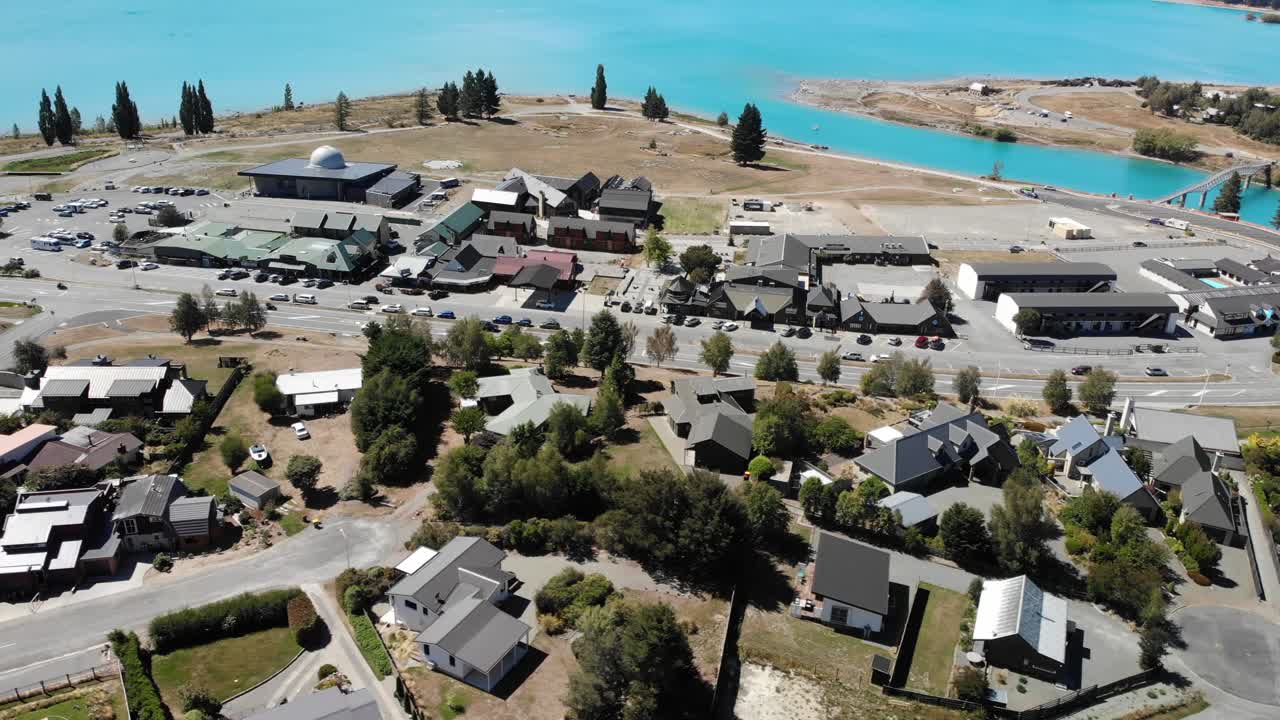 aldea del lago tekapo, isla sur, nueva zelanda