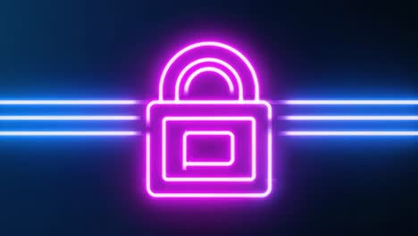 neon lock security
