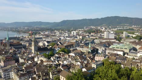 Aerial-Establishing-Shot-Flying-Away-from-Church-of-St