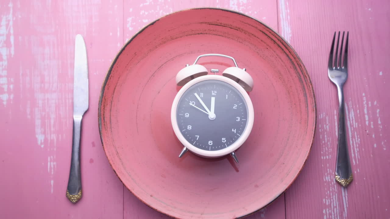 hora de las comidas con despertador