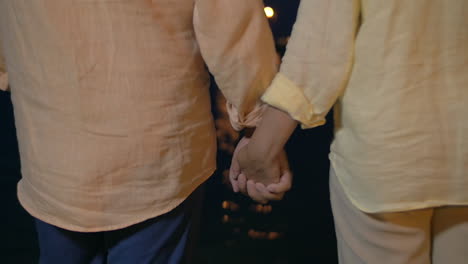 hand in hand closeup