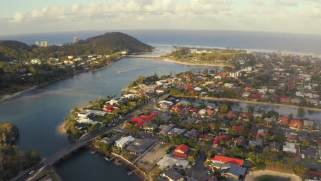 it's a busy town along the coast