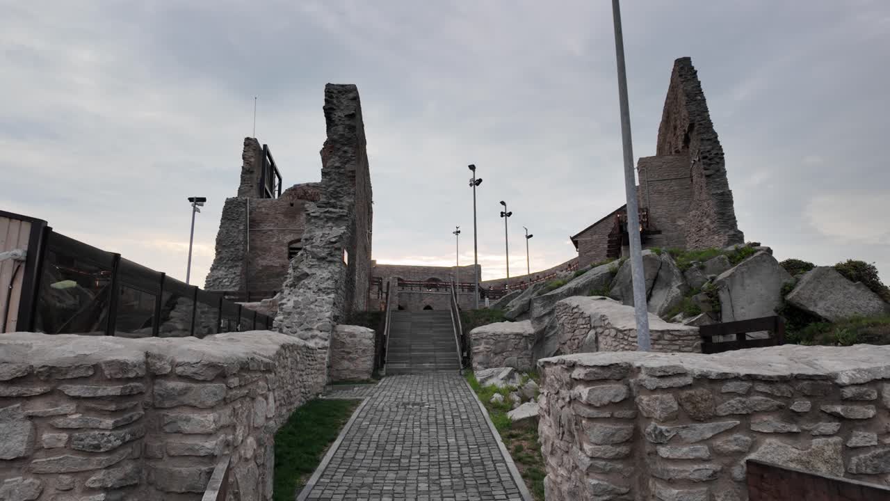 The Fortress of Deva’s rugged stone architecture stands as a reminder of medieval strength and Transylvanian heritage