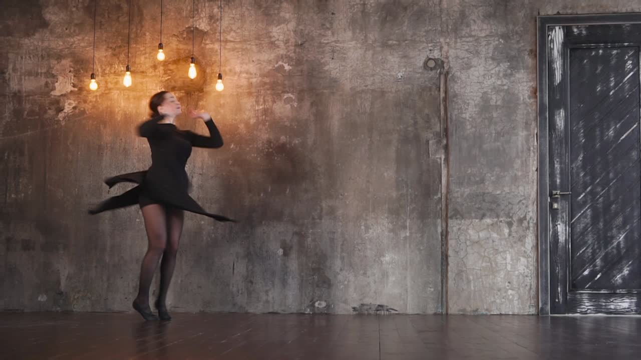 Ballet Dancer in a Studio