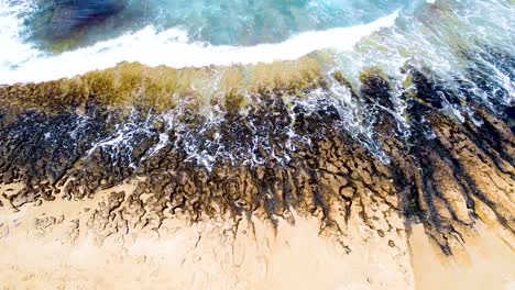 The-waves-making-labyrinths-on-the-shore