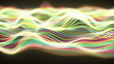 abstract colorful wave pattern