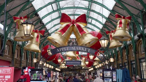 christmas at apple market, covent garden, london