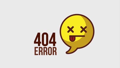 animación de la página de error 404